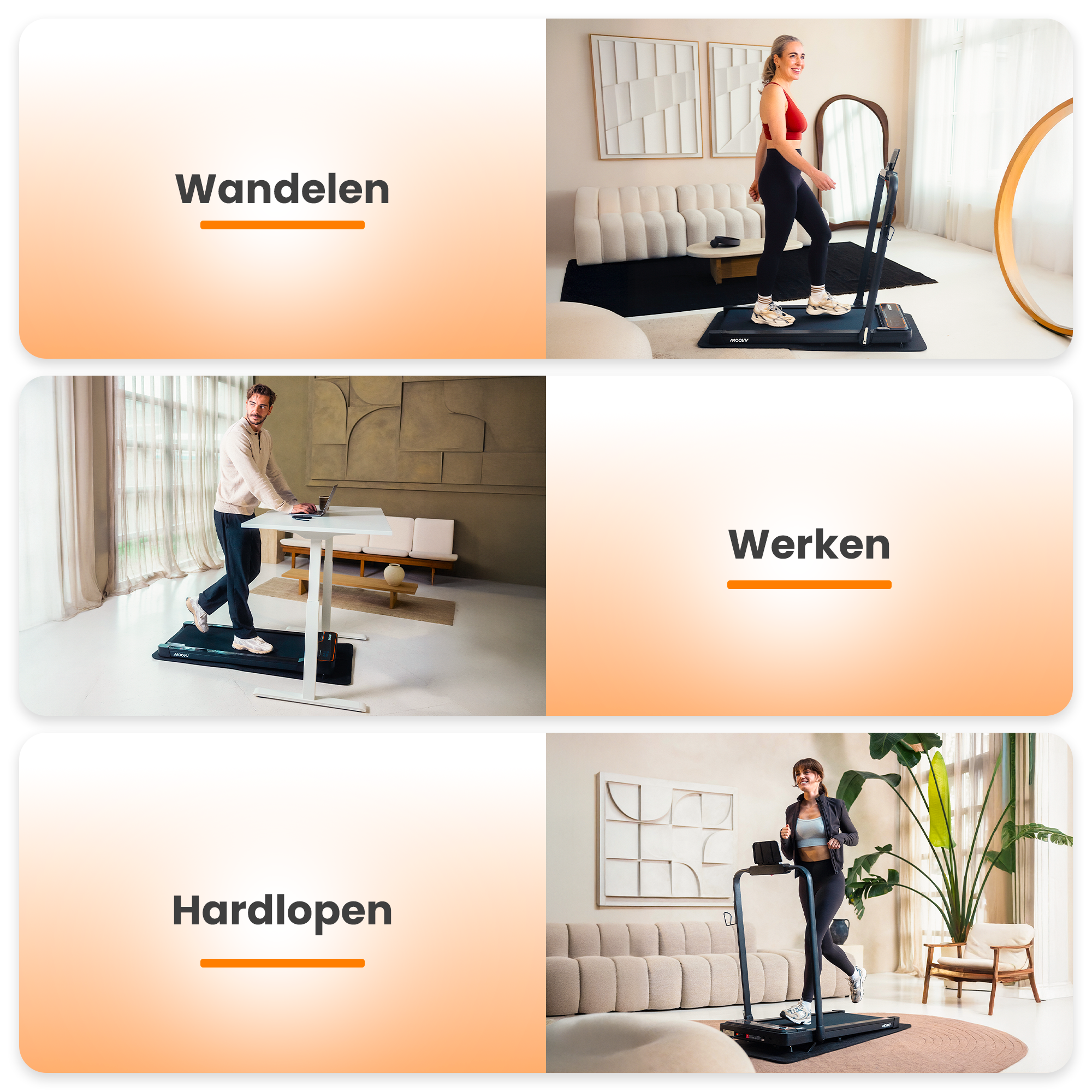 Moovv SmartStep Pro v3 - Loopband Inklapbaar 1-12km/u