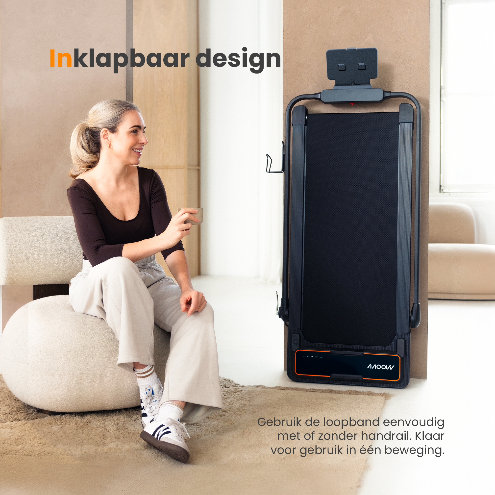 Moovv SmartStep Pro v3 - Loopband Inklapbaar 1-12km/u