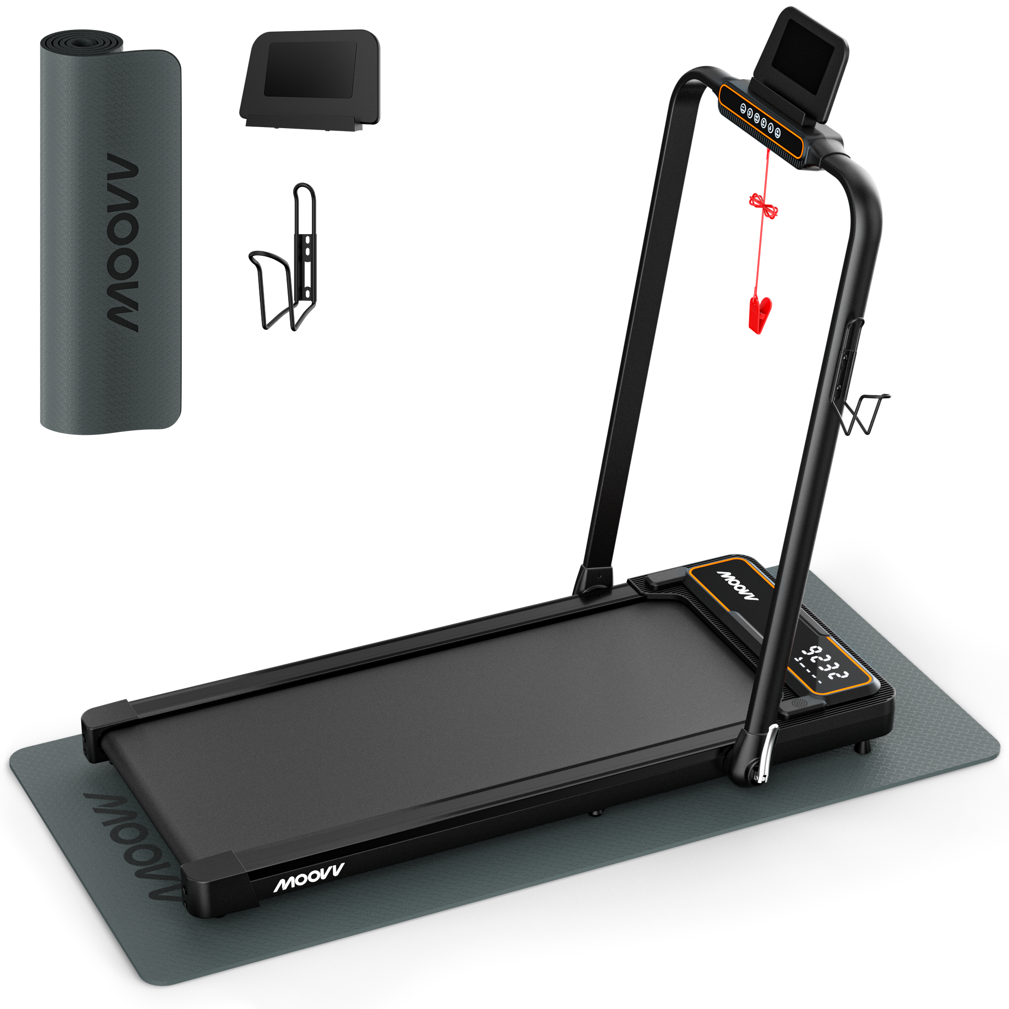 Moovv SmartStep Pro v3 - Laufband klappbar, 1–12 km/h