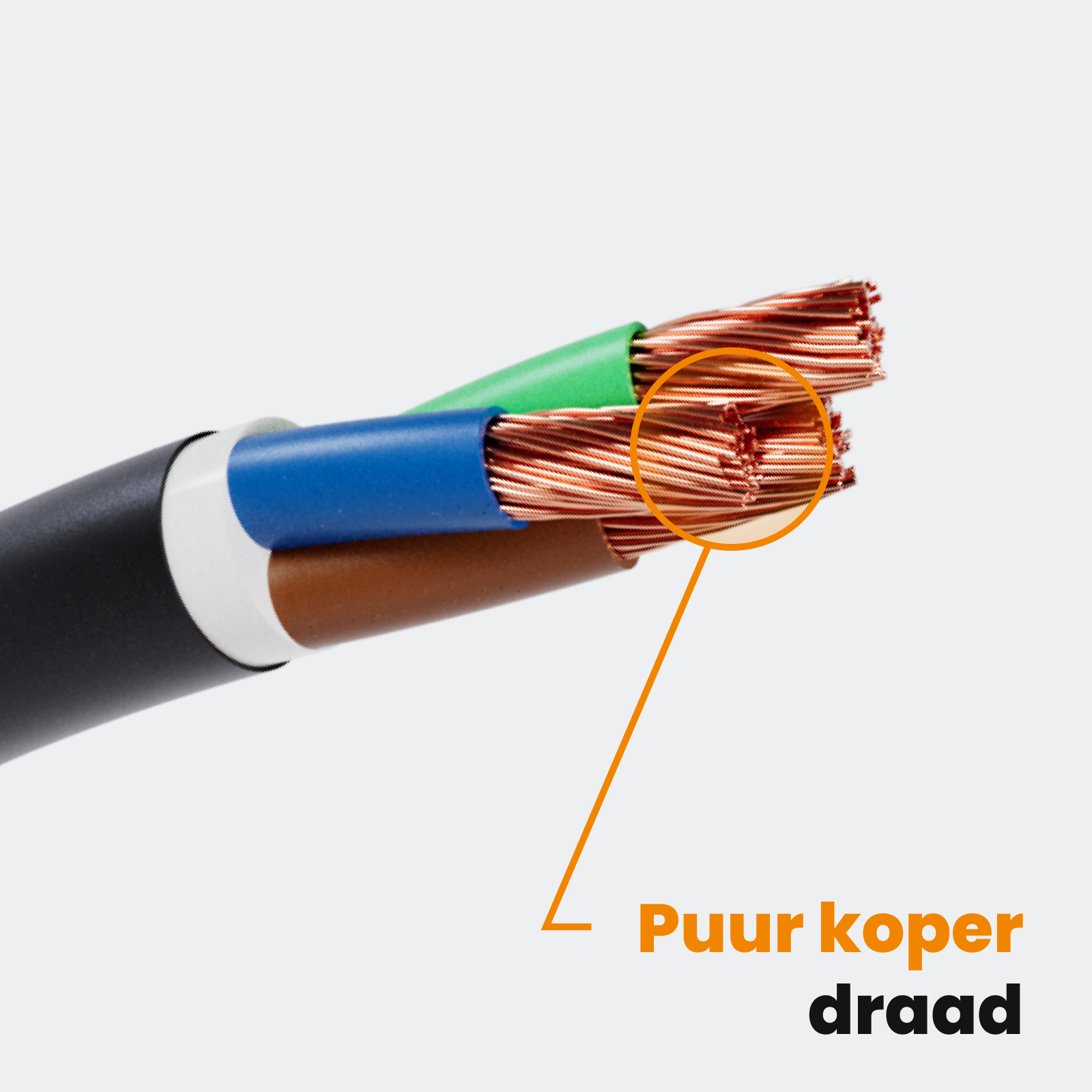 Moovv Stroomkabel 4m