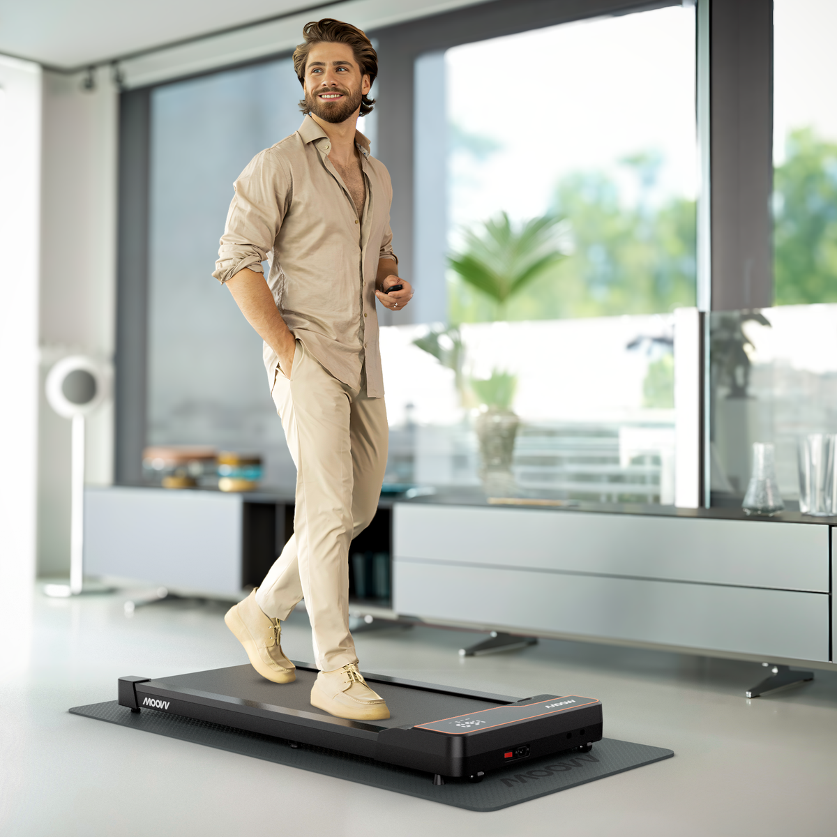 Moovv SmartStep Loopband voor Thuis - Walking Pad - Wandelband