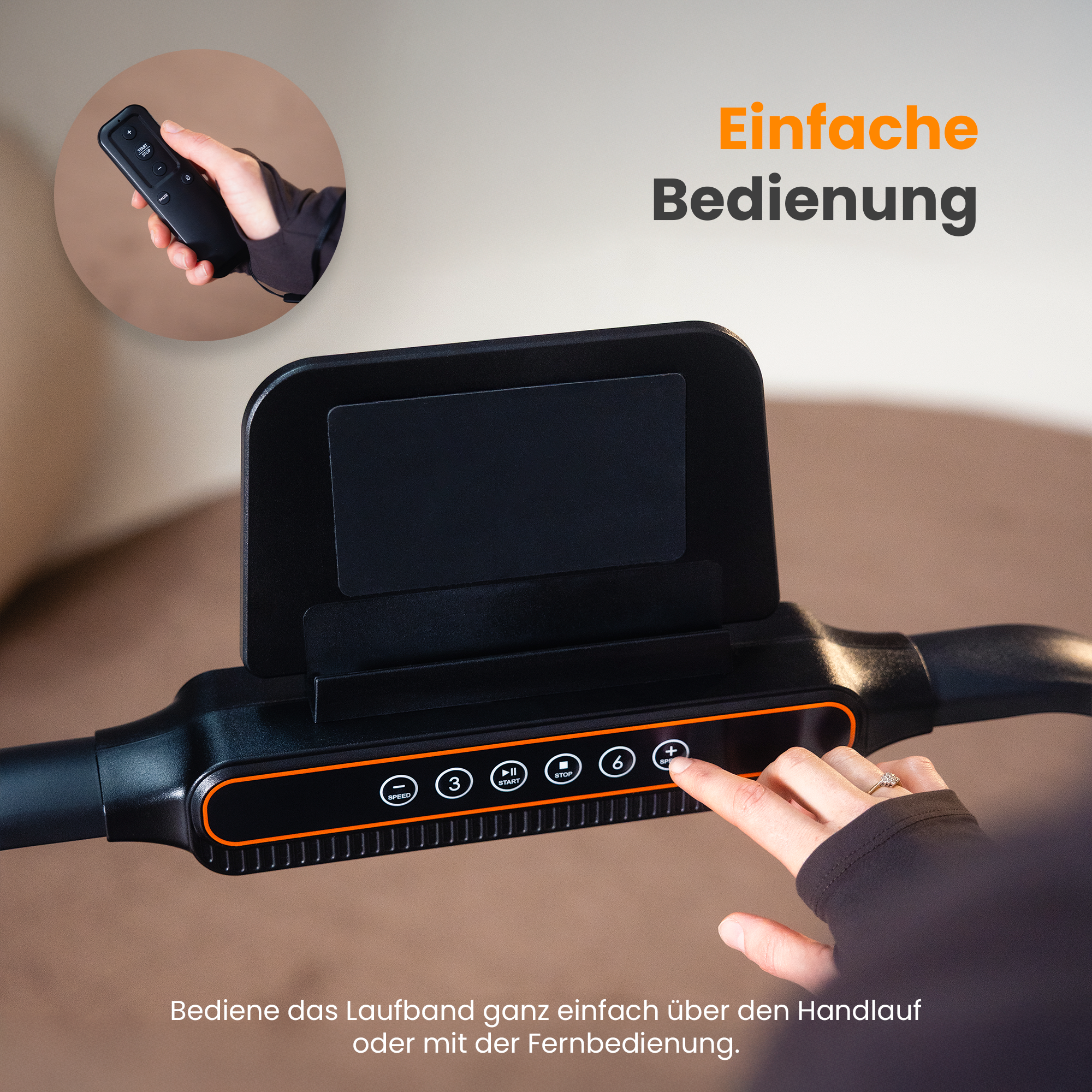 Moovv SmartStep Pro v3 Incline - Laufband mit Steigung (6 %), 1–12 km/h